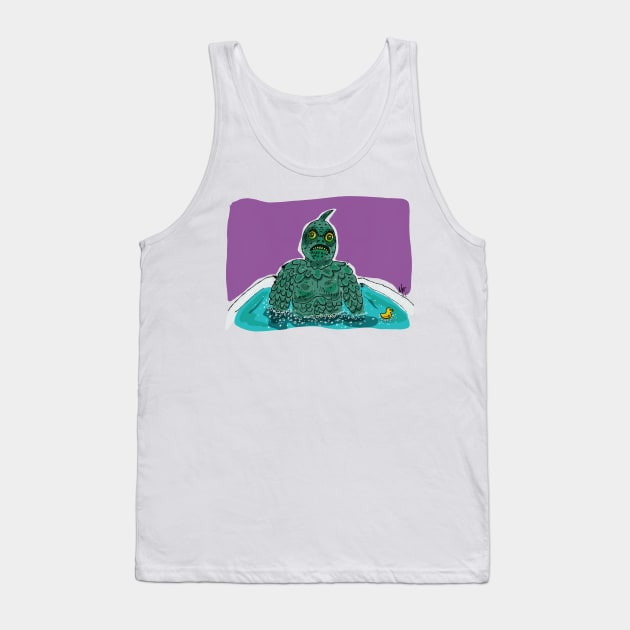 Swamp Creature Comforts Tank Top by MikeBrennanAD